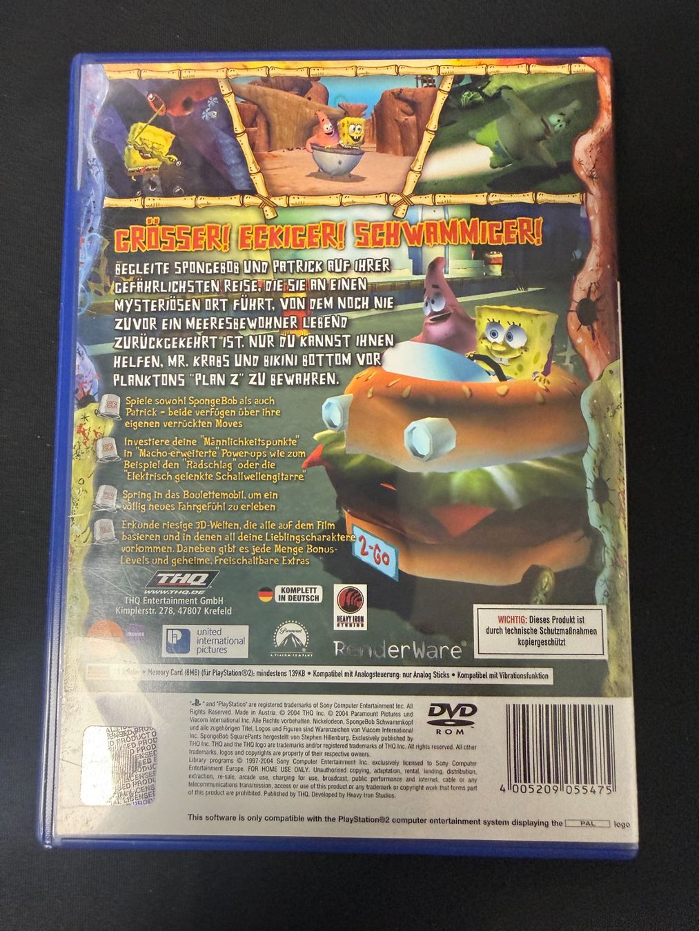 Sony Giochi: Bob l'éponge le film version multi langue - PS2 – Usato da Pont-de-la-Morge venduto da Darfal 2