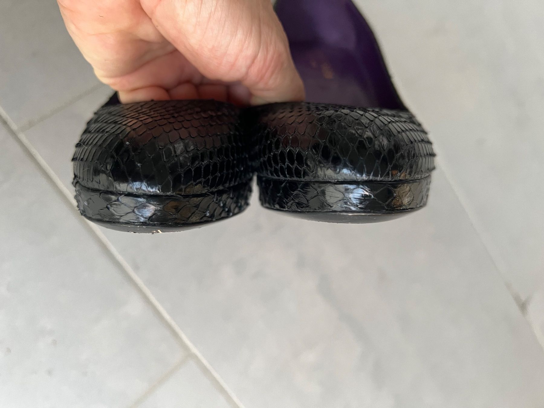 Sergio Rossi Scarpe da donna: Pumps in Schlangenlederoptik von Sergio Rossi – Nuovo (secondo la descrizione) da Wettingen venduto da behave2807 4