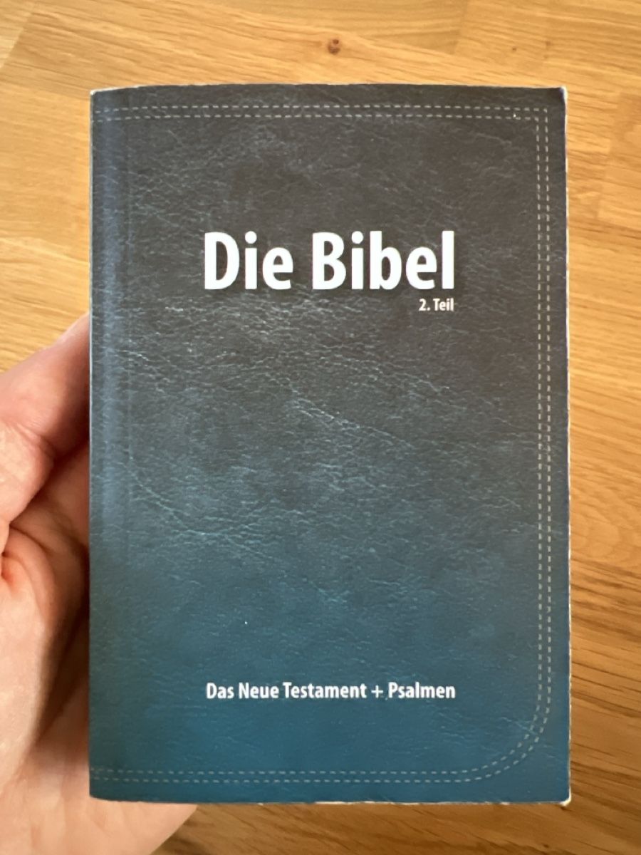 Libri: Die Bibel 2. Teil - Neues Testament + Psalmen, Kleinformat – Usato da Frick venduto da clembou