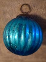 1 Vintage Christbaumkugel Biedermeier, Glas, Kugelform