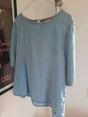 Street one Lyocell Bluse im Jeans Look, Grösse 40