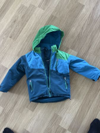 Rukka Kinder Skijacke blau grün Grösse 104 gebraucht