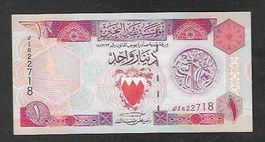 Bahrain  1  Dinar  Bankfrisch
