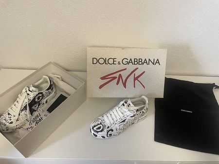 Original Dolce & Gabbana Graffiti Sneaker  Gr. 38