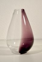 IKEA ELSKIG Glasvase – Purple Teardrop – Handgefertigt