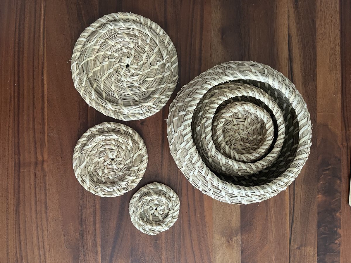 Altro per la casa: WIE NEU: Korb mit Deckel 3er Set, Seegras, Boho Stil – Nuovo (secondo la descrizione) da Zürich venduto da Alindae