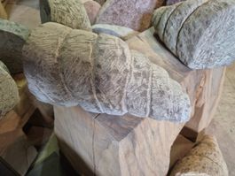 Gartendeko Sandsteinschnecke