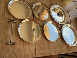 8-teiliges Konvolut Untersetzer & Besteckablagen – WMF / BWK