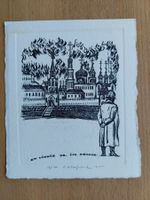 Exlibris Victor Schapiel - Orig. Radierung signiert