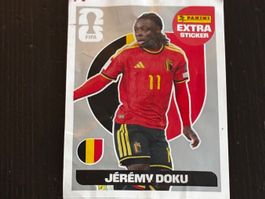 FIFA WM 2026 Panini Extra Sticker Jérémy Doku