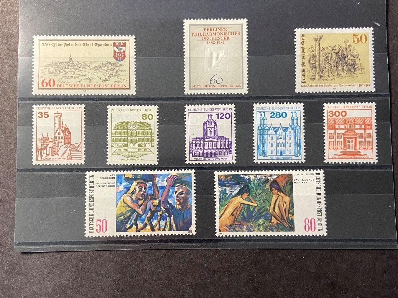 Alle Briefmarken: Berlin 1982 Jahresausgabe ** – Gebraucht aus Wil SG von fva01 2