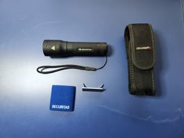 Securitas Lot Led Lenser Taschenlampe, Patte, Anstecker