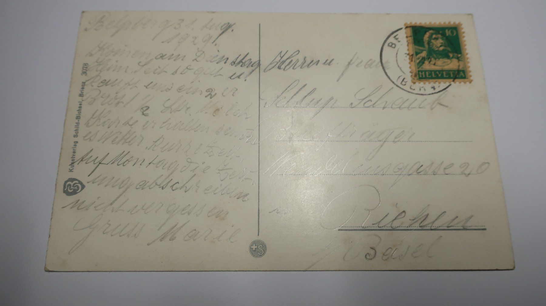 Cartoline postali: A l'alpage  1929 – Usato da Cormoret venduto da Pascalll2001 2