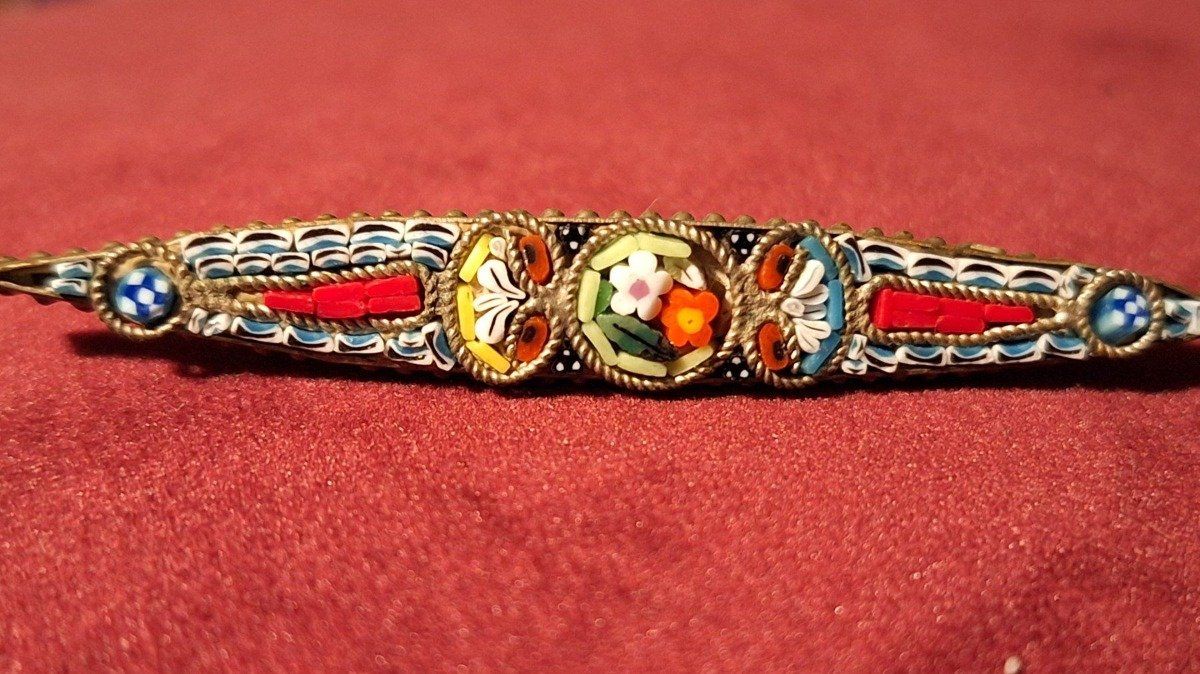 Broschen & Nadeln: antike  Brosche , Mosaik Stabbrosche – Gebraucht aus Dornach von majo8689 8