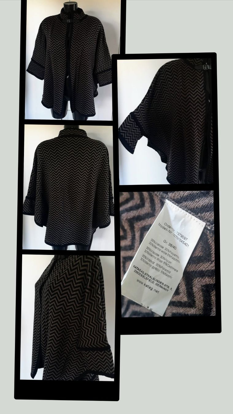 Altro in Moda donna: Exkl. Poncho Umhang Gr. 38/40 M – Nuovo (secondo la descrizione) da Widnau venduto da Schurlibua