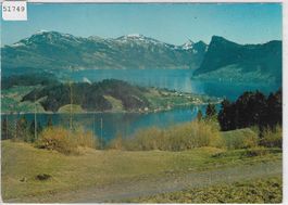 Blick auf Horwer Halbinsel mit Rigi