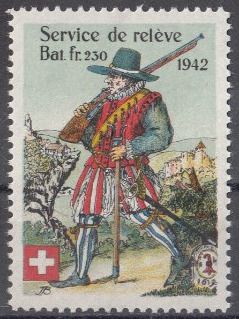 Alle Briefmarken: Grenztruppen Wi 153 * – Gebraucht aus Bürglen TG von StampGraf