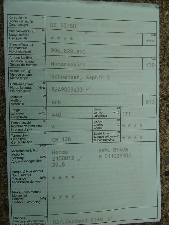 Schweizer Boote: Vintage Motorboot Schweizer Saphir 2 – Gebraucht aus Biel/Bienne von georgi01 5