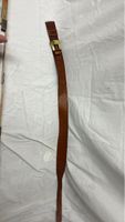 Aigner Echtleder Gürtel braun mit schöner Schnalle 70cm
