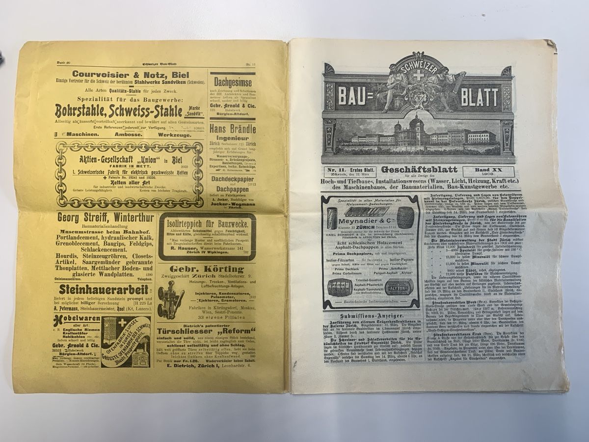 Foto & Immagini: Baublatt 1903 – Usato da Andwil SG venduto da Dabian 1