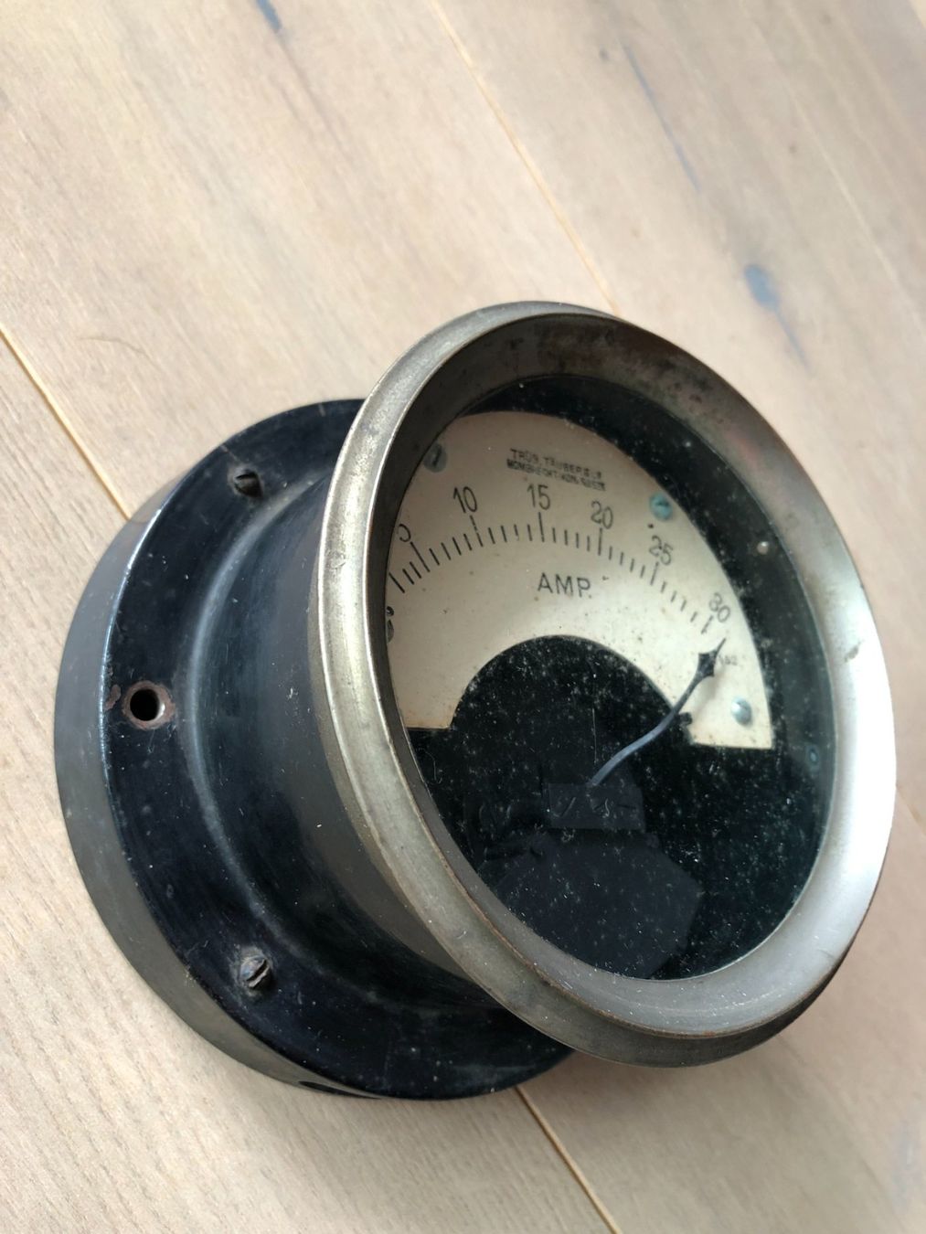 Messen: Antiker Ampere-Meter, bis 30 Amp. – Gebraucht aus Siebnen von Trans-Am 1