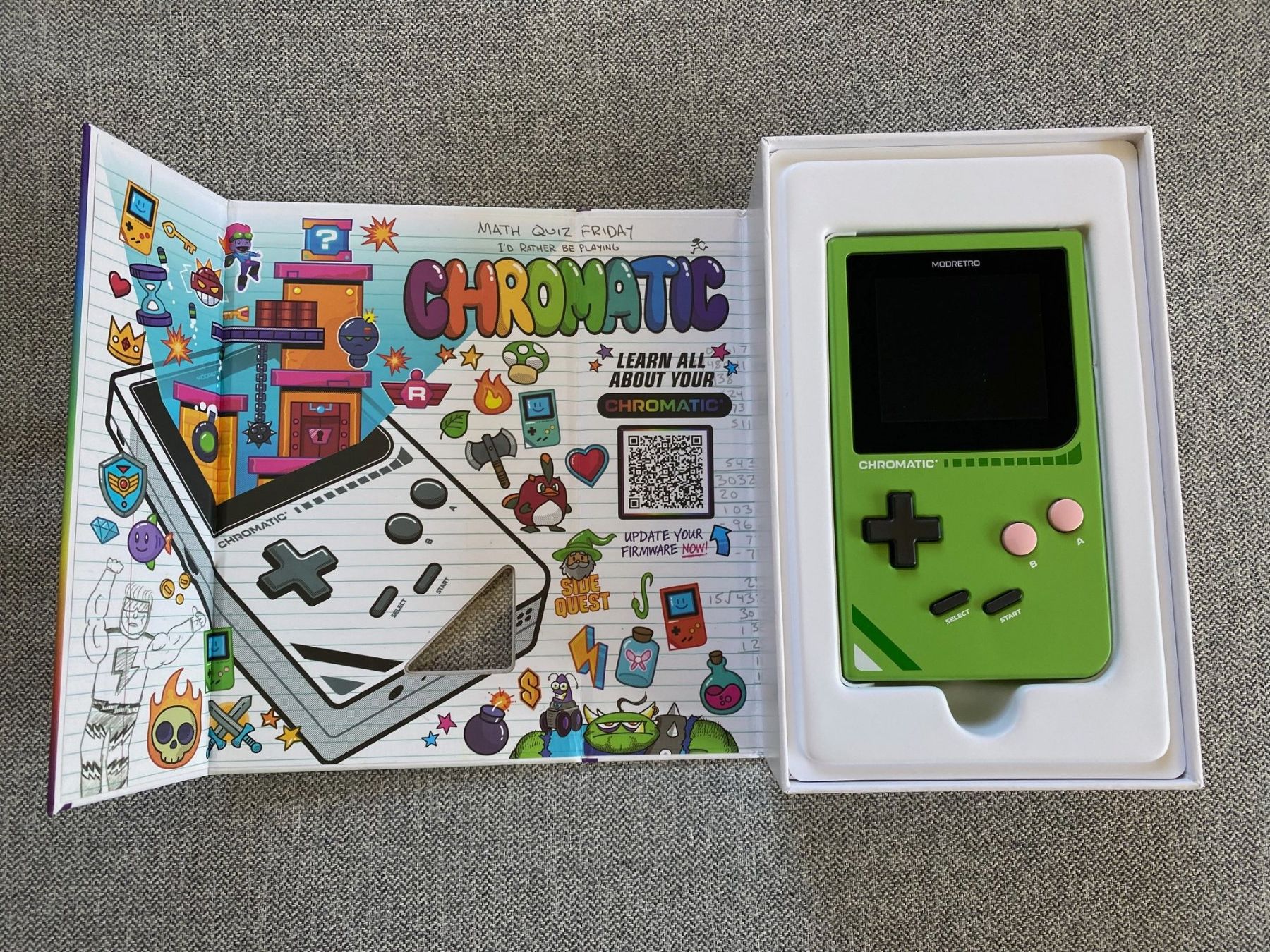 Console: ModRetro Chromatic "Leaf" mit OVP + Tetris – Usato da Zürich venduto da acciardo