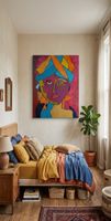Gemälde  Frau mit Kind handmade 60×80