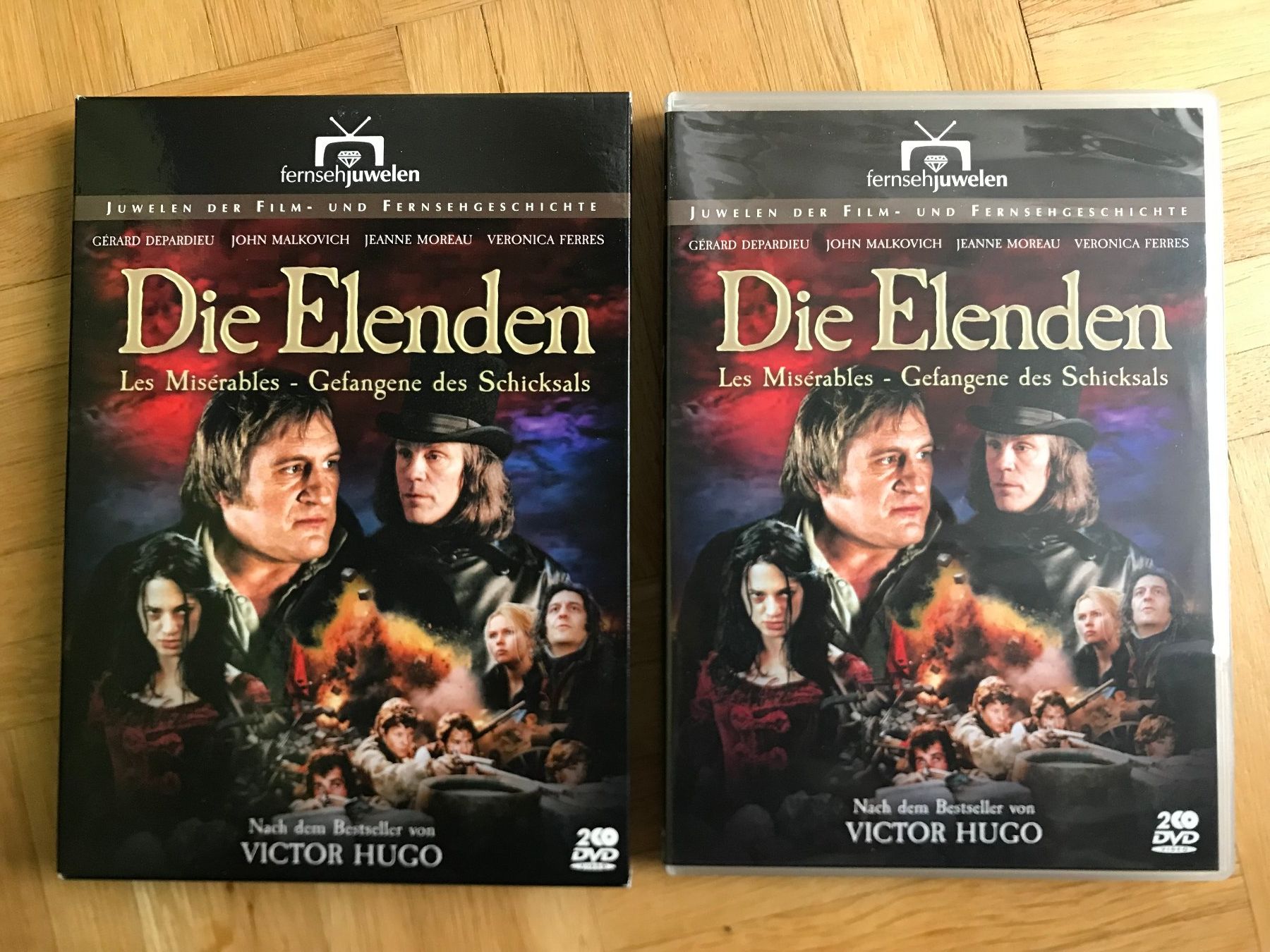 Tutti i DVDs: Die Elenden - Les misérables - Gefangene des Schicksals -DVD – Usato da Zürich venduto da Malcom