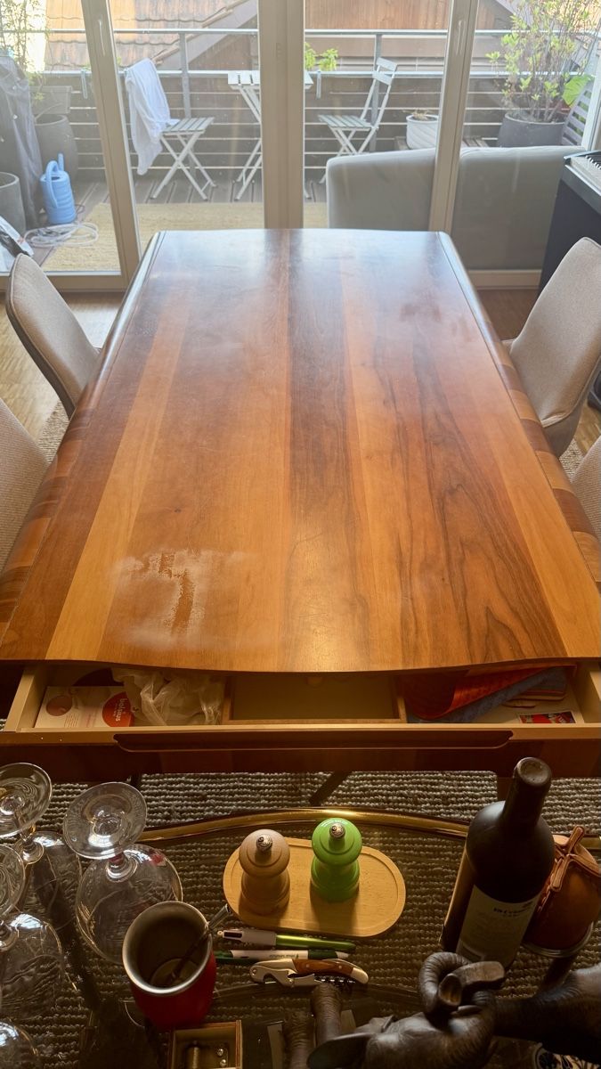 Tische: Dining Table Wood with Drawer good condition – Gebraucht aus Steinhausen von fmu_8zjs 1