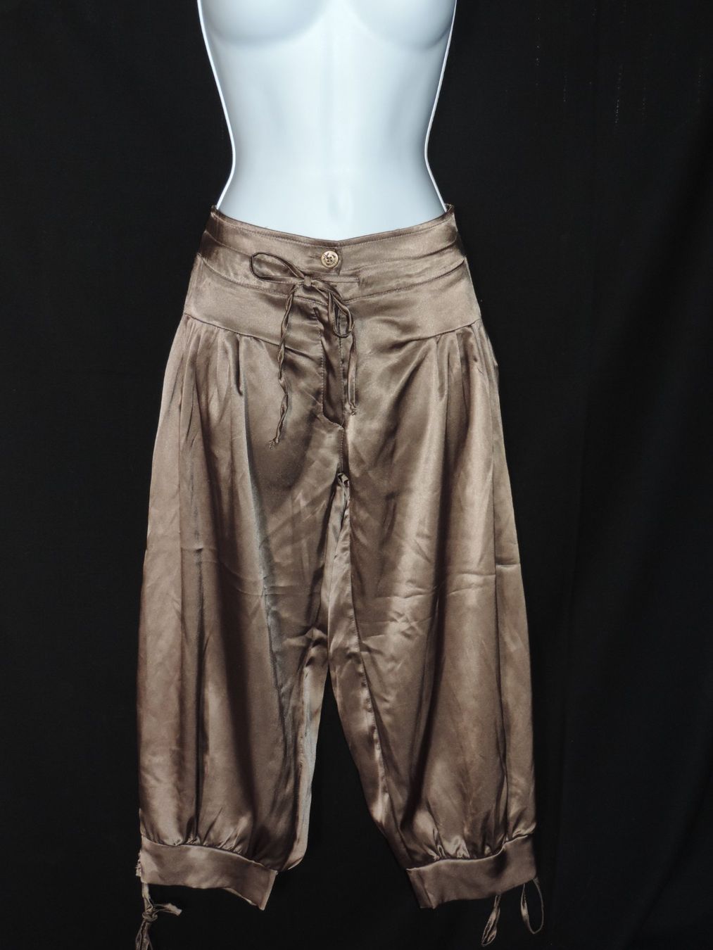 Hosen: corsaire ample brun scintillant – Gebraucht aus Genève von Axelle333 3