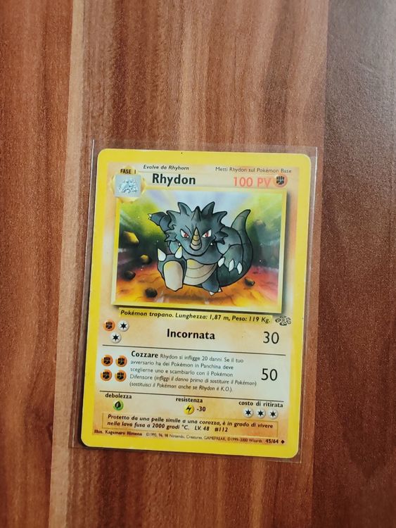 Rhydon 45/64 Jungle IT 2000 Uncommon Pokémon (Gebraucht) in Savosa für ...