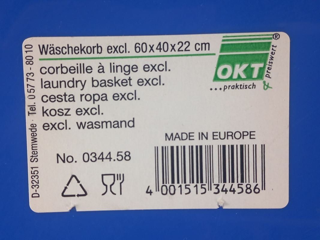 Wäschekörbe: Wäschekorb (60x40x22cm) – Gebraucht aus Hünenberg von Restwert_Zug 6