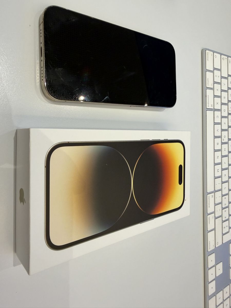 Apple Handys / Smartphones: iPhone 14 Pro Gold mit Schaden / 256Gb – Gebraucht aus Arbon von Herbfo 7