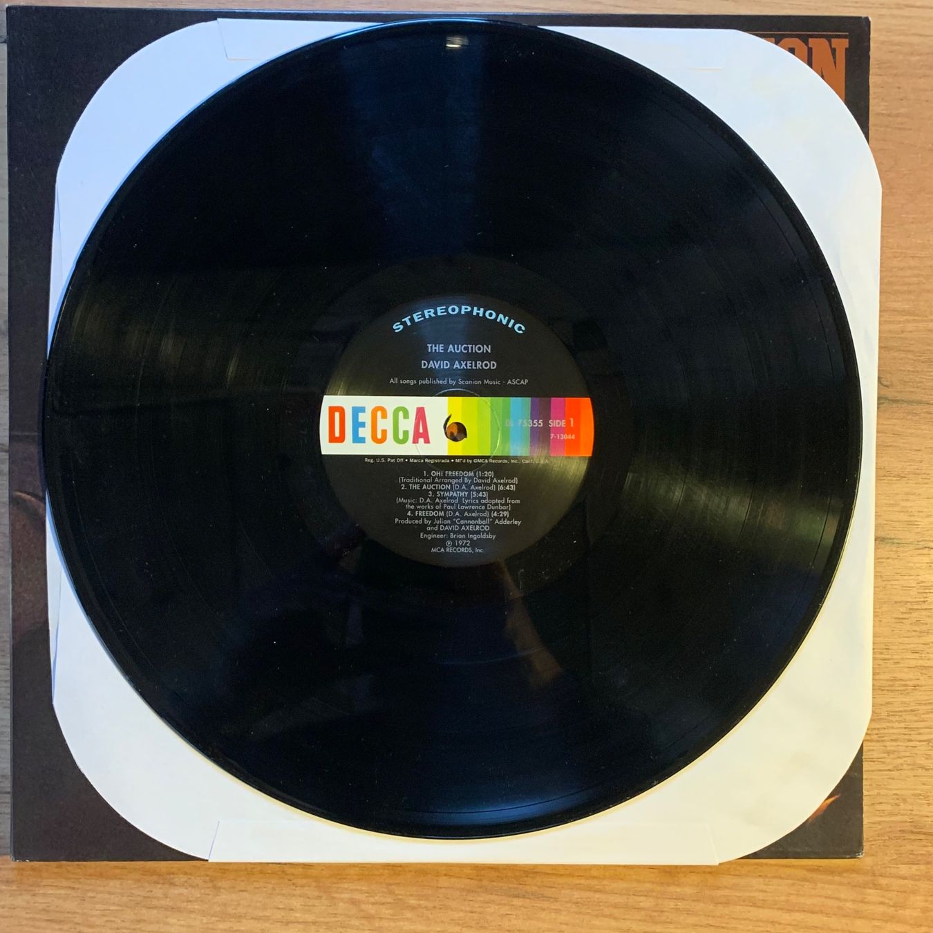 Dischi in vinile: DAVID AXELROD - THE AUCTION...OG US 1972...VG/VG++ – Usato da Gals venduto da Diskopatshop 3