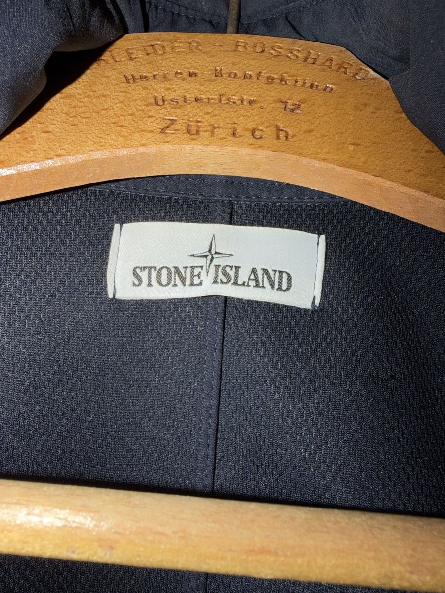 Stone Island Giacche: Stone Island Soft Shell-R Jacke, Dunkelblau, Grösse M – Nuovo (secondo la descrizione) da Meggen venduto da strawberryfield 7