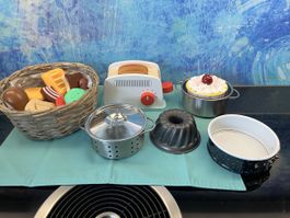 Puppengeschirr Spielküche Puppenküche Zubehör Verkäuferli