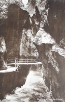 MEIRINGEN Aareschlucht - Spez. Stempel Bahn SBB Brünig