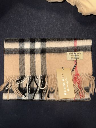 Burberry cashmere schal beige
