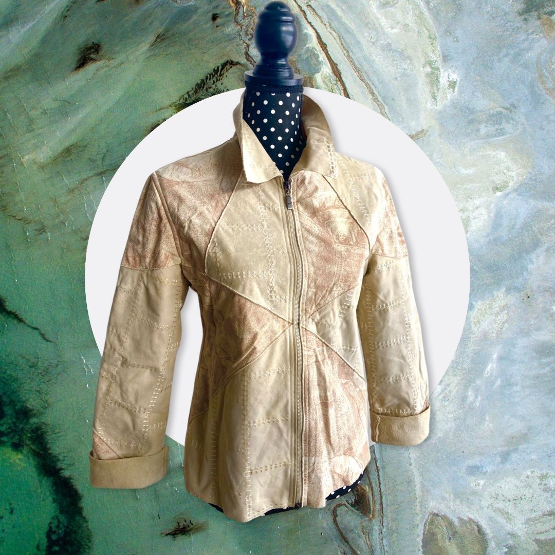 Vestes: 2000s Vintage Patchwork Jacke – D'occasion à Zürich par Eves.vintage.element