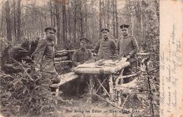 KRIEG im OSTEN- alte Postkarte EXOTISCHES MOTIV