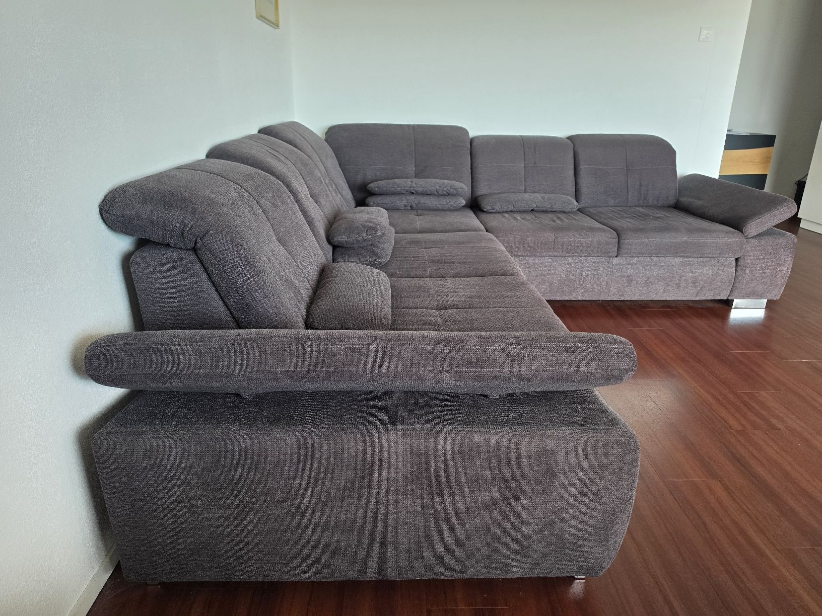Divani: Megapol Atlantis 5132 Wohnlandschaft anthrazit | NP CHF 2000 – Usato da Gams venduto da GFiesser 2