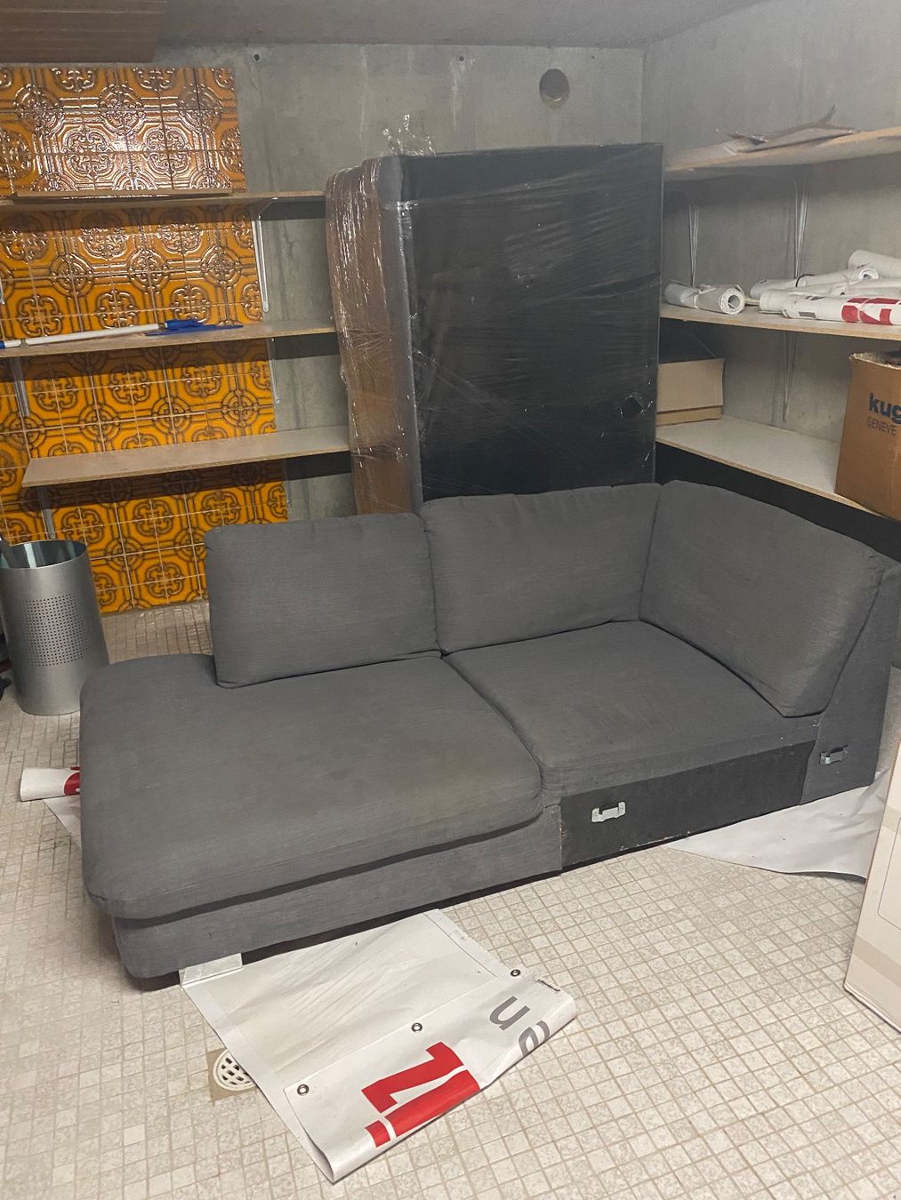 Sofas: Grosses Sofa grau – Gebraucht aus Spiez von Nadol86 1