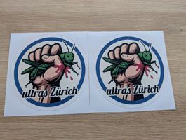 2 FCZ Stickers 14cm