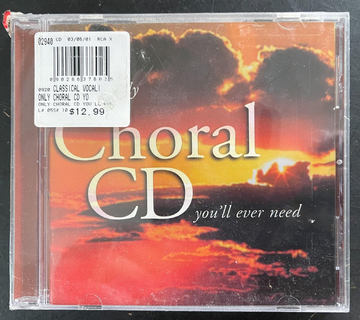 CD: The only Choral, youll ever need- Audio CD - NEU – Nuovo e nell'imballaggio originale da Oftringen venduto da Vucki