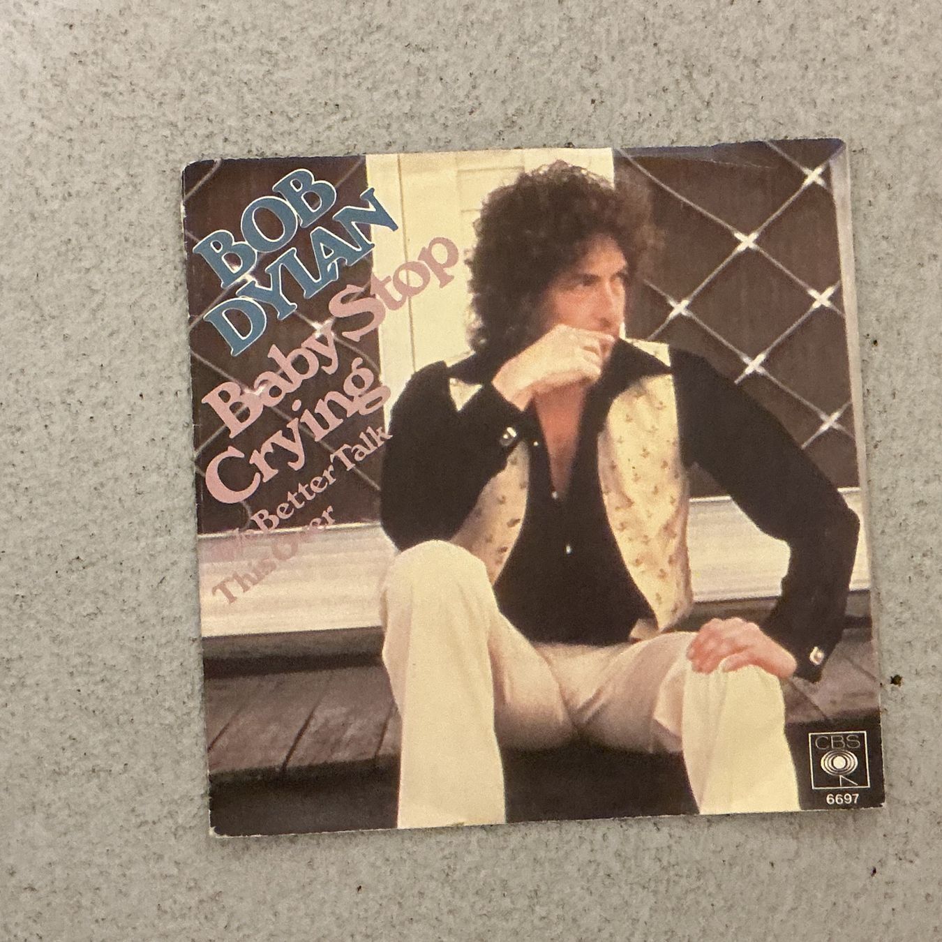 Dischi in vinile: Bob Dylan Single  – Baby Stop Crying – Usato da Winterthur venduto da Tumko_7_Vinyl