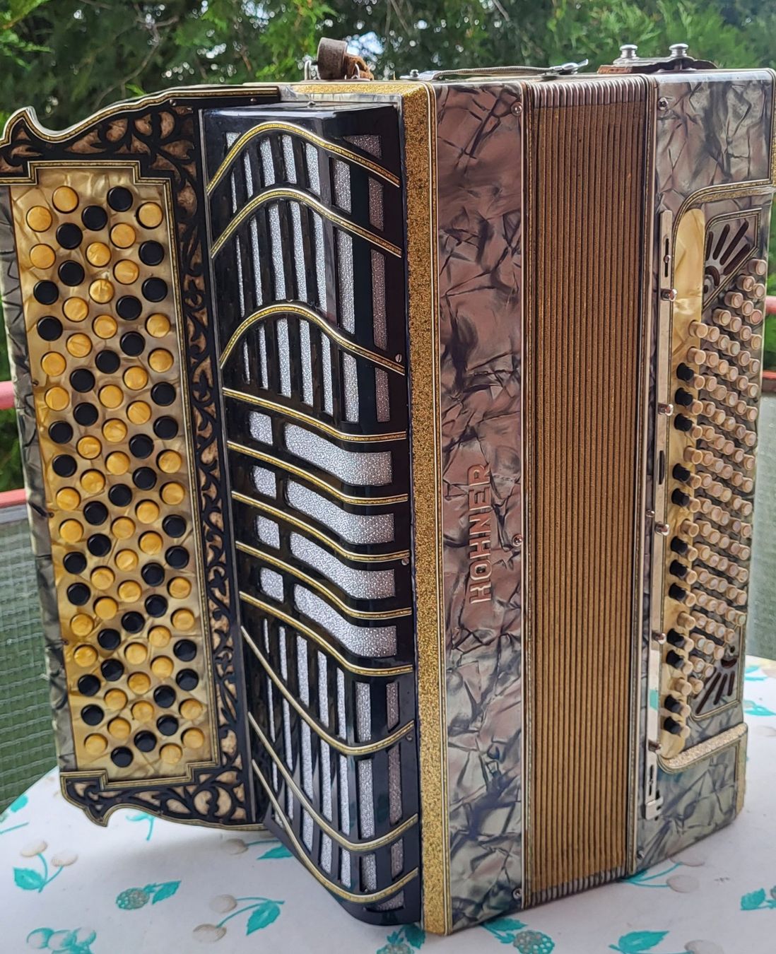 Strumenti musicali: Accordéon hohner  3 voix – Usato da Penthalaz venduto da EvandroLuz 2