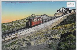 Muottas-Muraigl - Drahtseilbahn-Hotel - Litho
