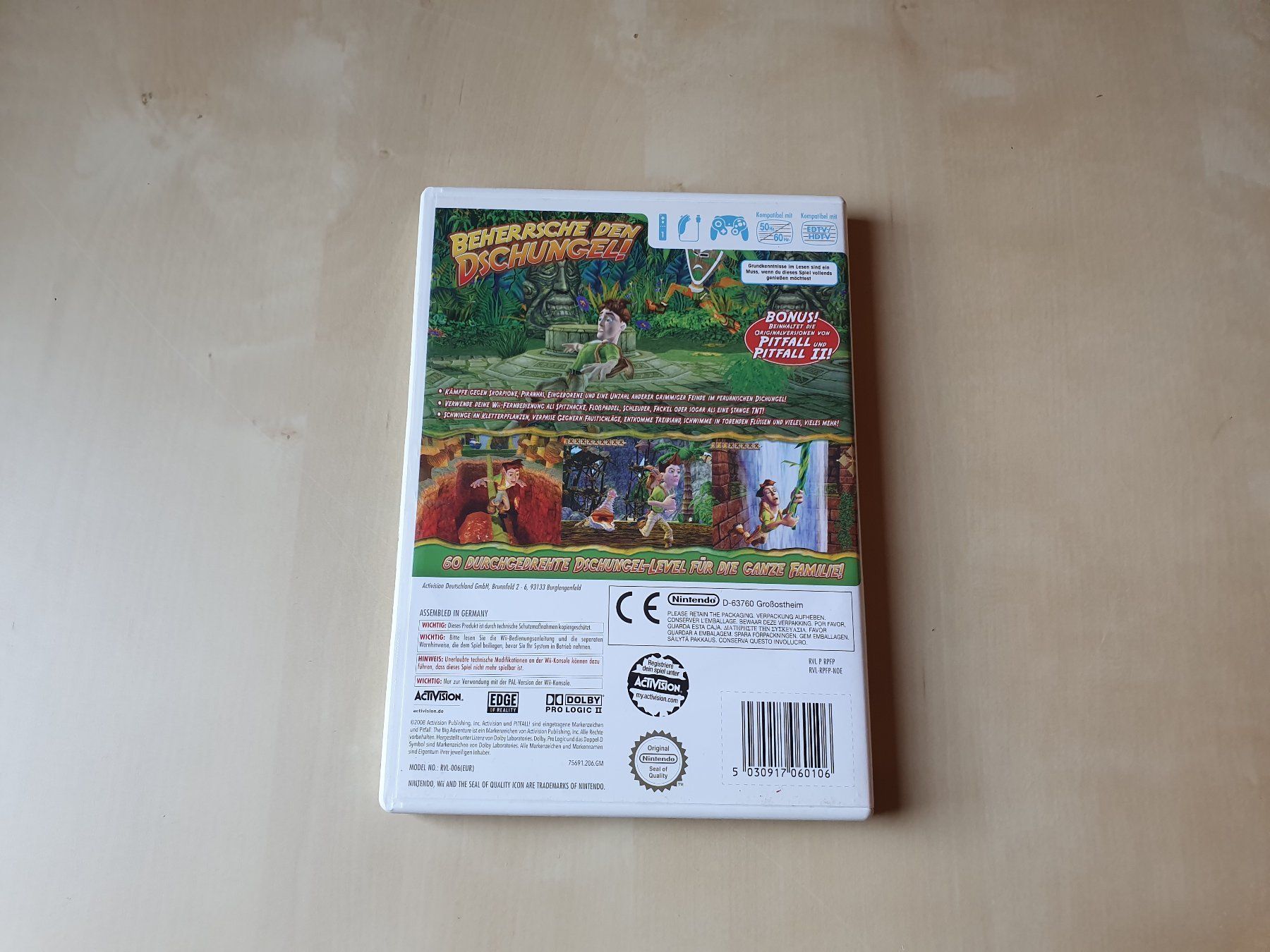 Nintendo Giochi: Pitfall das grosse Abenteuer – Usato da Stansstad venduto da collectorsshop 1