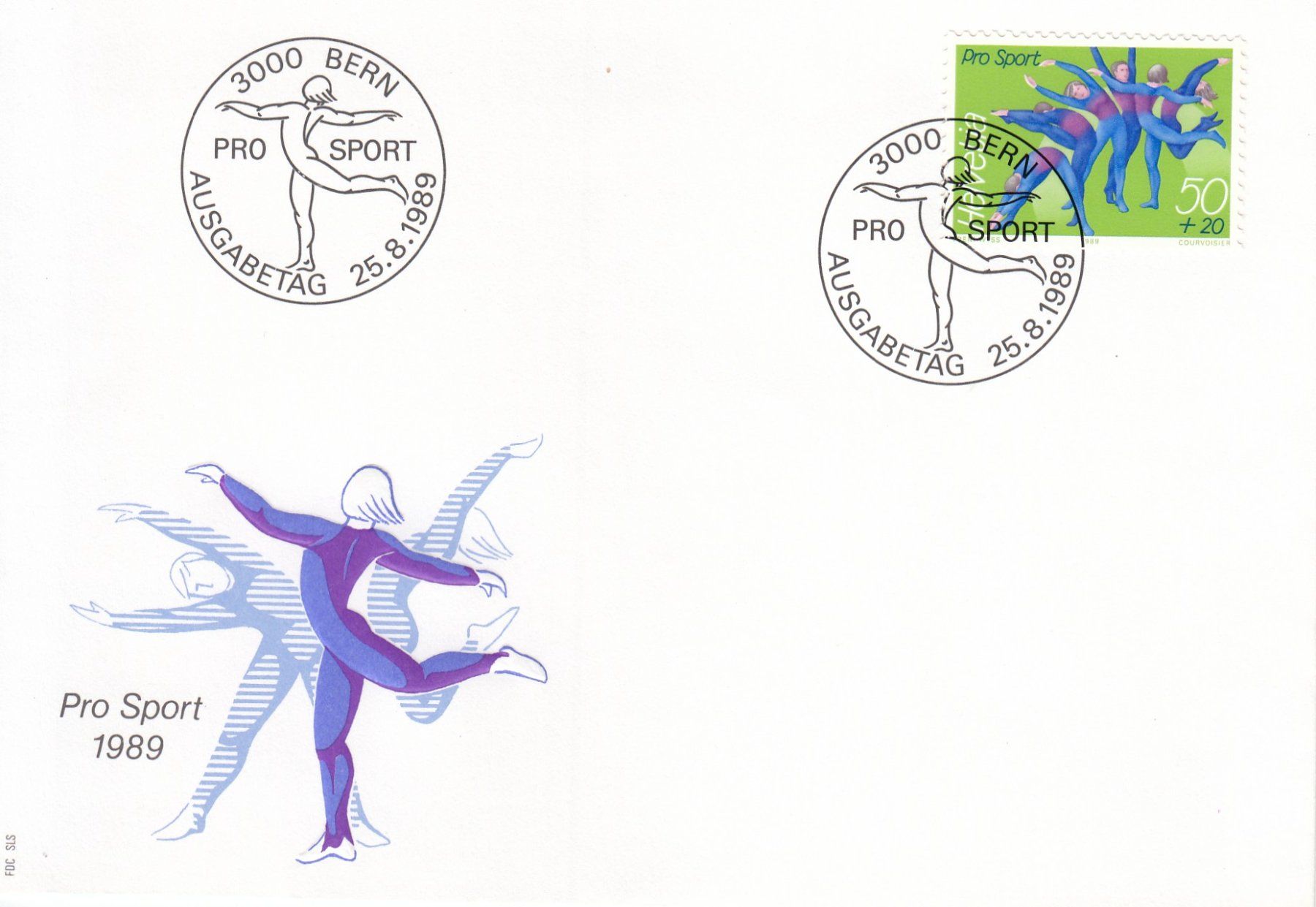 Tutti i francobolli: 1989 W67 Pro Sport FDC – Usato da Spreitenbach venduto da Mustang_1105