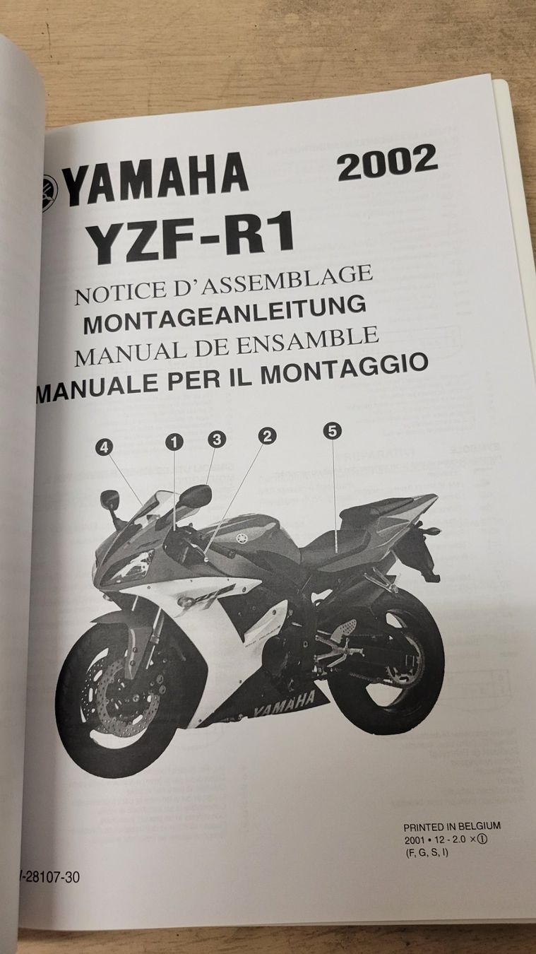 Libri: Yamaha YZF 1000 Servicehandbuch – Usato da Möhlin venduto da R62 1